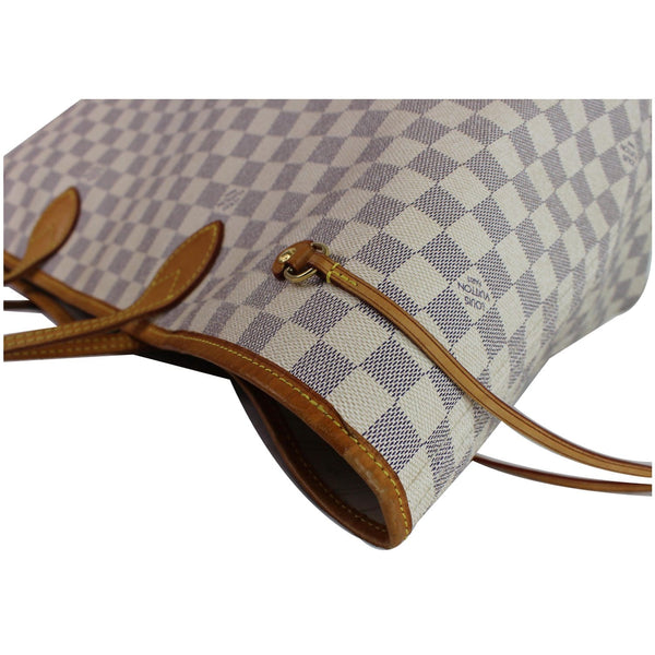 Louis Vuitton Neverfull GM Damier Azur Tote Shoulder - white checks