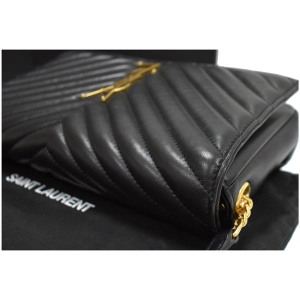 Yves Saint Laurent Kate 99 Chevron Leather Shoulder Bag - side corner view