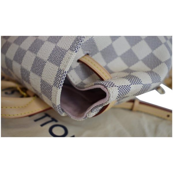 LOUIS VUITTON Sperone BB Damier Azur Backpack Bag White