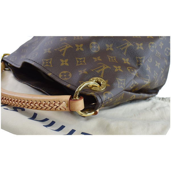 LOUIS VUITTON Artsy MM Monogram Canvas Shoulder Bag Brown