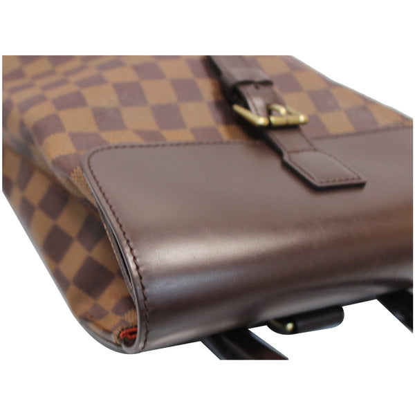 Louis Vuitton Soho Damier Ebene Backpack Bag Brown corner
