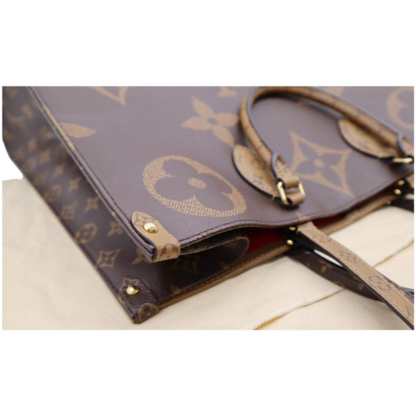 Louis Vuitton Onthego GM Reverse Monogram Canvas Tote Bag