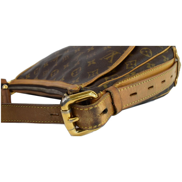 LOUIS VUITTON Tulum GM Monogram Canvas Shoulder Bag Brown