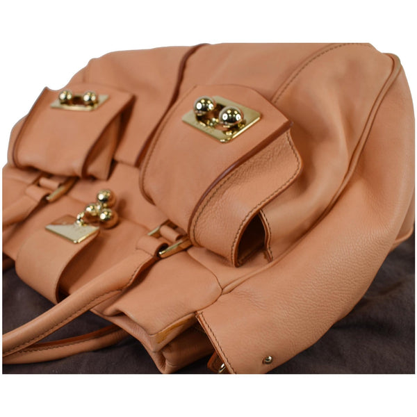 Celine Blossom Leather Top Handle Tote for women