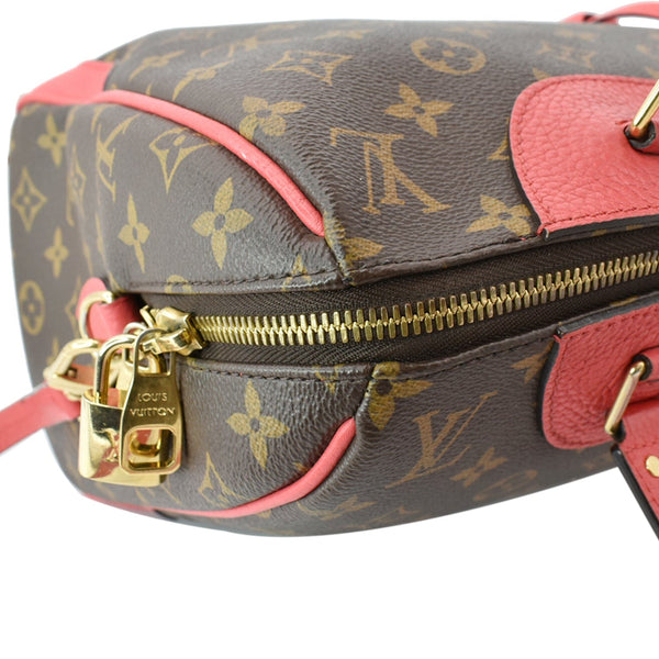 LOUIS VUITTON Retiro NM Monogram Canvas 2Way Shoulder Bag Red