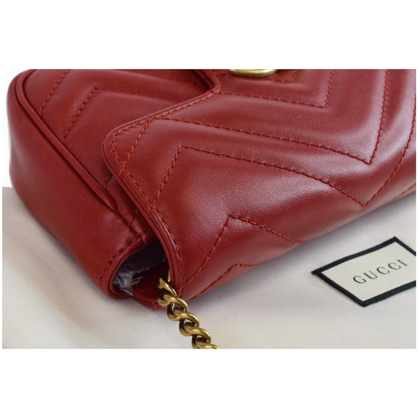 authentic Gucci GG Marmont Matelasse Leather Bag