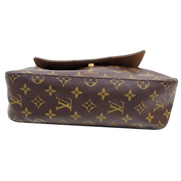LOUIS VUITTON Looping PM Monogram Canvas Satchel Bag Bown