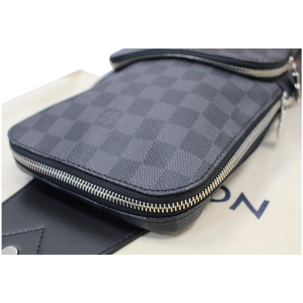Louis Vuitton Avenue Sling Damier Graphite Bag corner