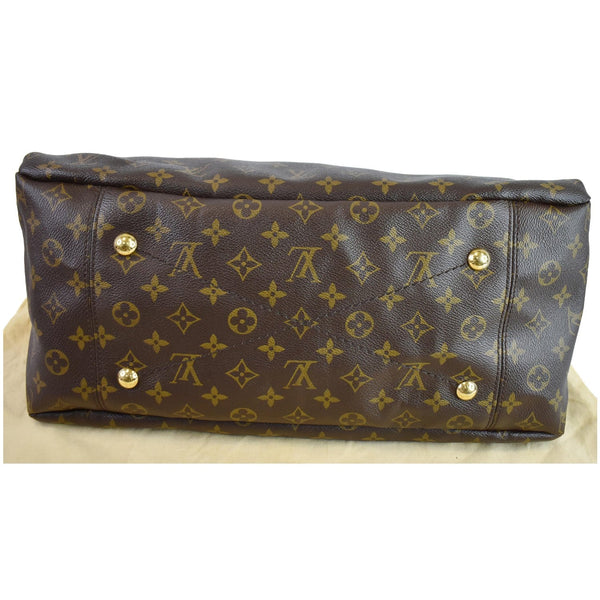 Louis Vuitton Artsy MM Monogram Canvas Handbag bottom side