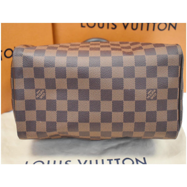 LOUIS VUITTON Speedy 25 Damier Ebene Satchel Bag Brown