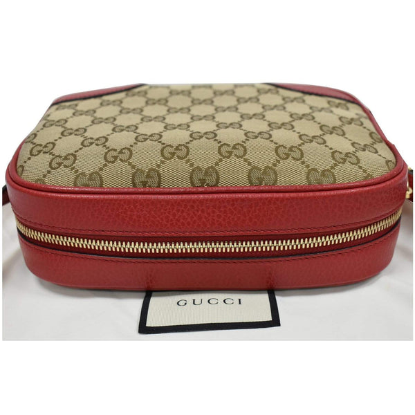 Gucci Bree GG Canvas Leather Crossbody Bag Zipper - DDH