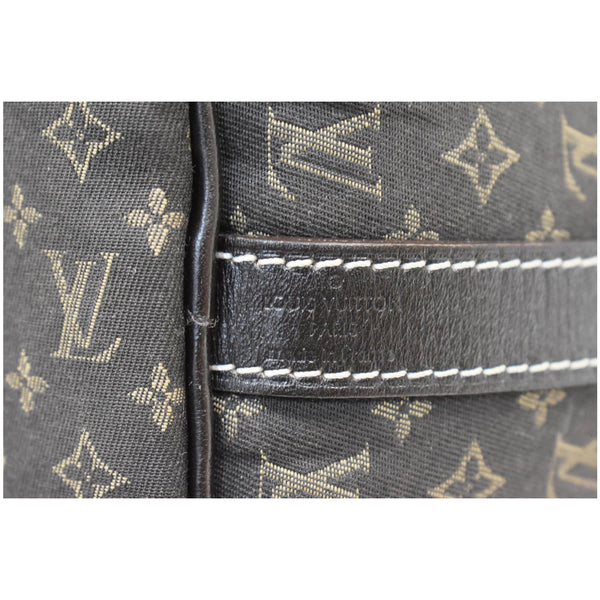 LOUIS VUITTON Speedy 30 Ebene Monogram Mini Lin Shoulder Bag Brown