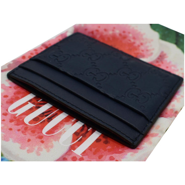 Gucci Guccissima Leather Signature Card Case - DDH