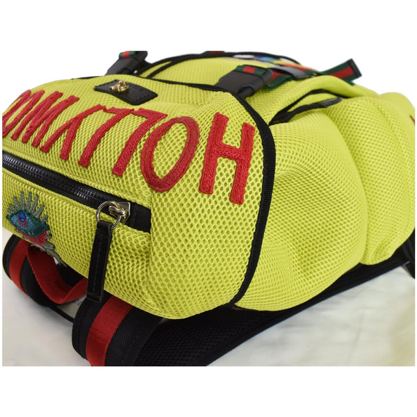 Gucci Techpack Hollywood Embroidery text design bag