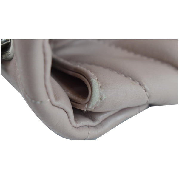 YVES SAINT LAURENT Large Loulou Calfskin Matelasse Chain Shoulder Bag Pink