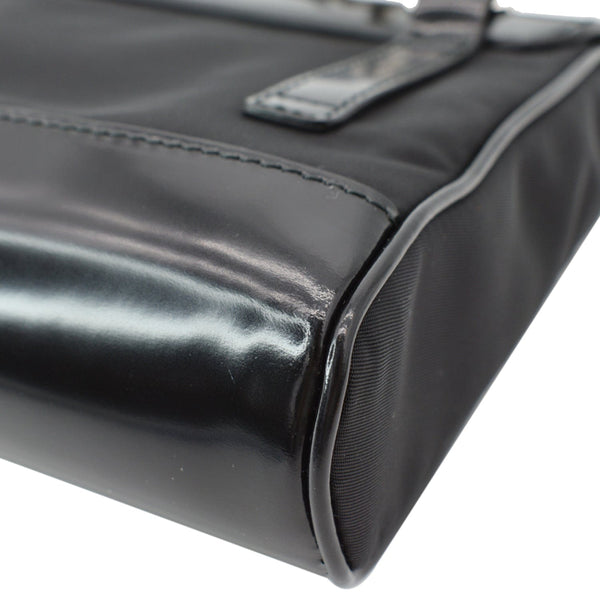 Prada Re-Nylon Leather Shoulder Bag Black - Buy at DDH