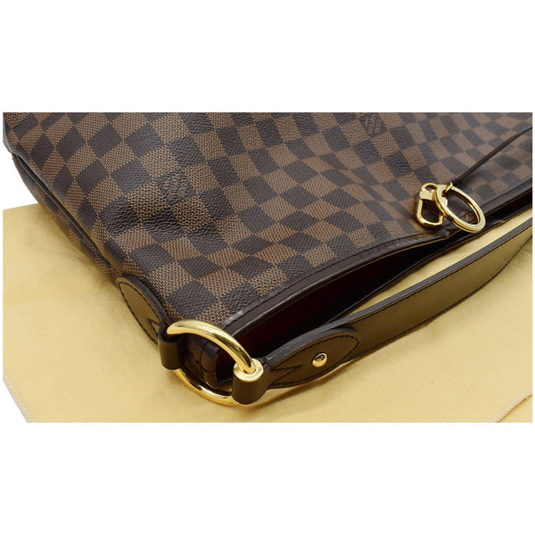 LOUIS VUITTON Delightful MM Damier Ebene Hobo Bag Brown
