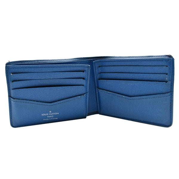 Louis Vuitton Slender Damier Graphite Canvas Wallet Blue