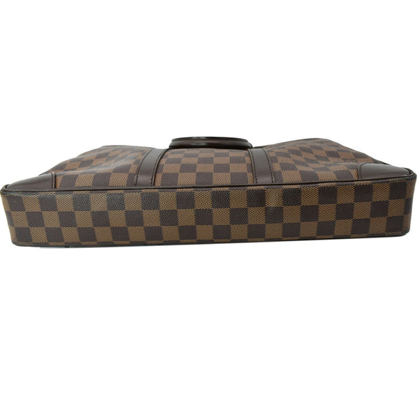 Louis Vuitton Porte Documents Voyage Briefcase Bag Brown