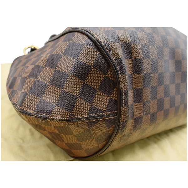 LOUIS VUITTON Sistina GM Damier Ebene Shoulder Bag Brown