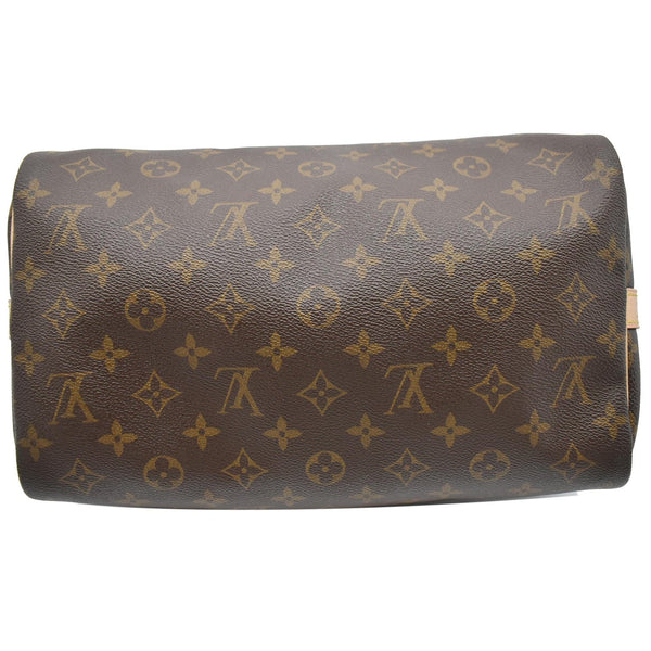 LOUIS VUITTON Speedy 30 Bandouliere Monogram Canvas Shoulder Bag Brown