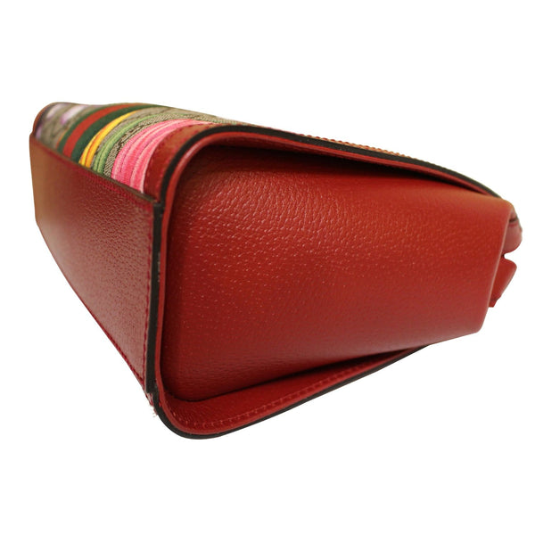 GUCCI Ophidia GG Flora Supreme Small Tote Bag Red 547551