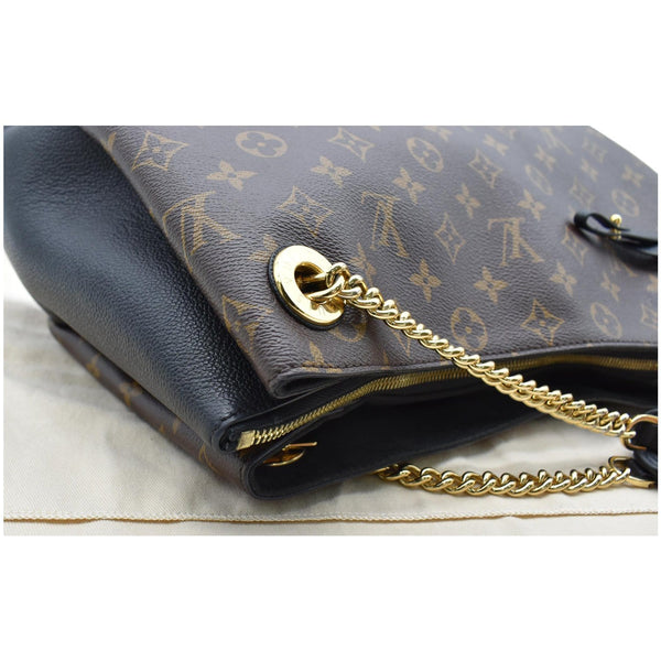 LOUIS VUITTON Surene MM Monogram Canvas Shoulder Bag Black