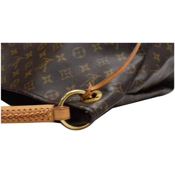 LOUIS VUITTON Artsy MM Monogram Canvas Shoulder Bag Brown