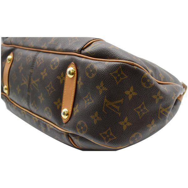 LOUIS VUITTON Galliera PM Monogram Canvas Hobo Shoulder Bag Brown