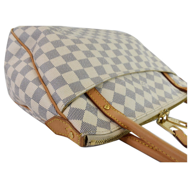 Louis Vuitton Figheri PM Damier Azur Shoulder Bag - side view