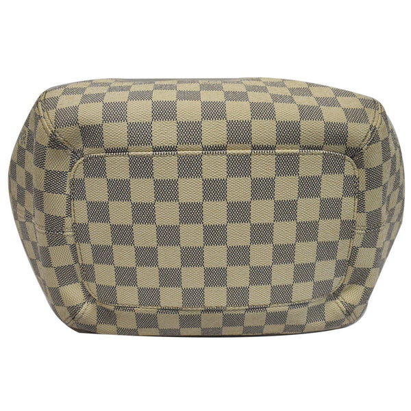 LOUIS VUITTON Salina PM Damier Azur Shoulder Bag White