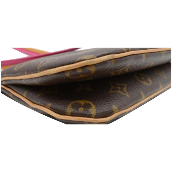 LOUIS VUITTON Lorette Monogram Canvas Shoulder Bag Brown