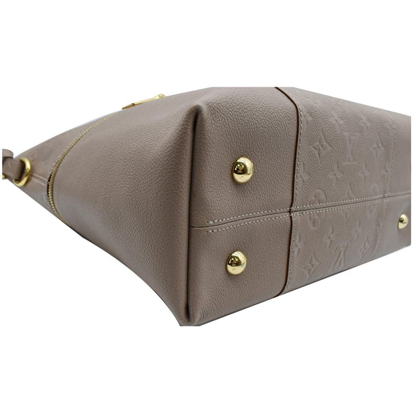 LOUIS VUITTON Melie Empreinte Leather Hobo Bag Taupe Glace