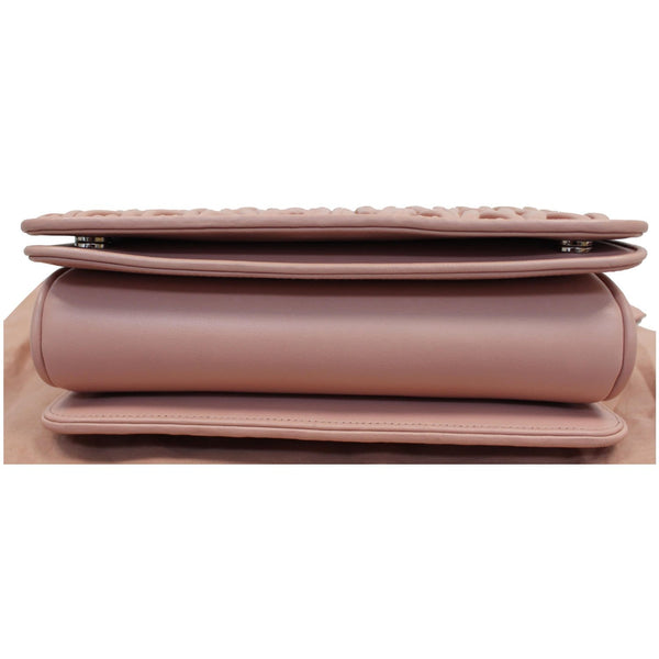 MIU MIU Nappa Matelasse Club Shoulder Bag Mauve