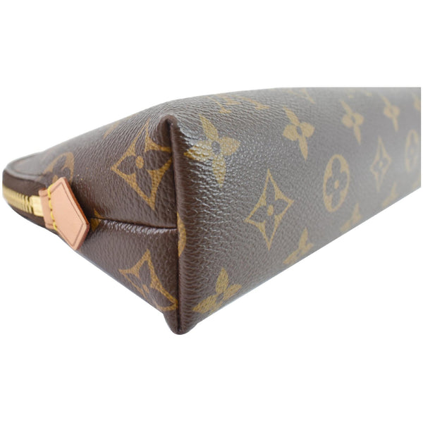 LOUIS VUITTON Monogram Canvas Cosmetic Pouch Brown