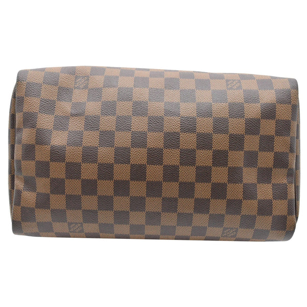 LOUIS VUITTON Speedy 30 Damier Ebene Satchel Bag Brown