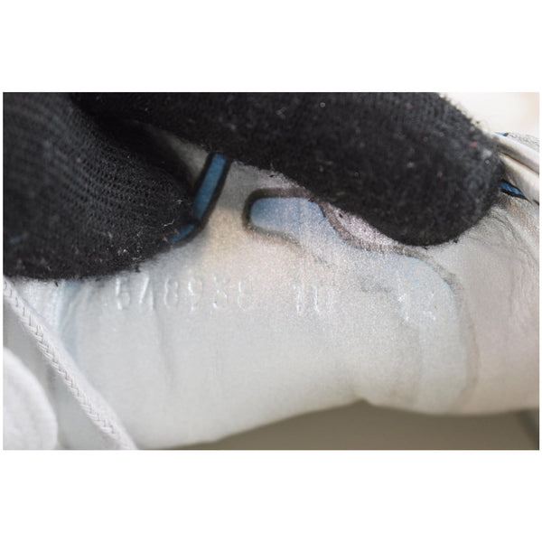 GUCCI Miro Rubber Wax Mens New Ace Ghost Sneakers Silver US 10