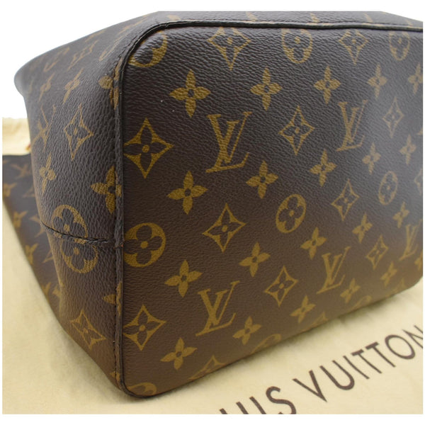 LOUIS VUITTON Neonoe Monogram Canvas Shoulder Bag Coquelicot