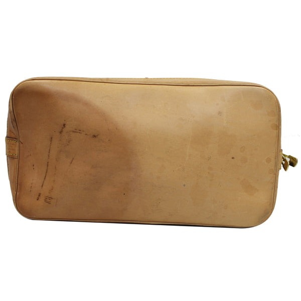 Louis Vuitton Alma Monogram Canvas Satchel Bag Brown - bottom