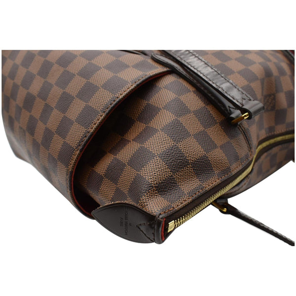 LOUIS VUITTON Totally MM Damier Ebene Shoulder Bag Brown