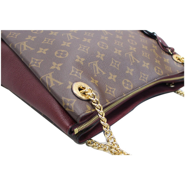 LOUIS VUITTON Surene MM Monogram Canvas Shoulder Bag Bordeaux