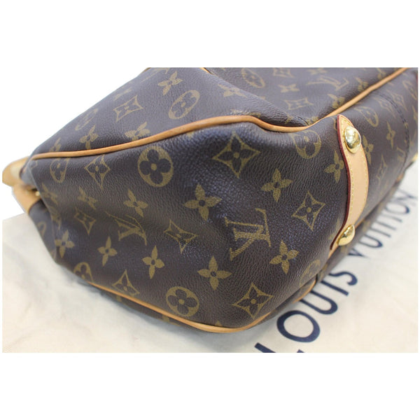 LOUIS VUITTON Galliera PM Monogram Canvas Shoulder Bag Brown