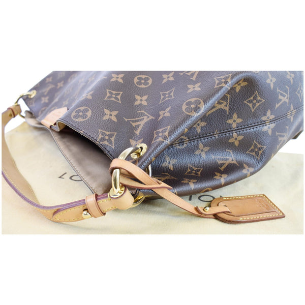 Louis Vuitton Graceful MM Monogram Canvas Shoulder Bag - upper corner focused