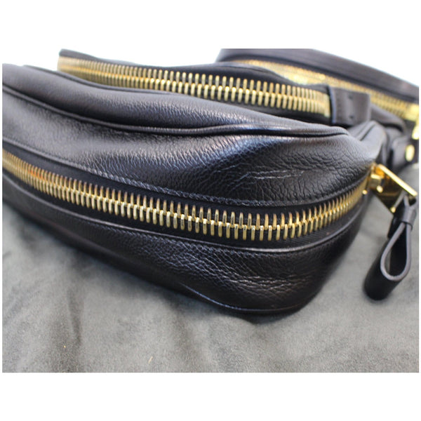 TOM FORD Jennifer Medium Leather Shoulder Bag Black