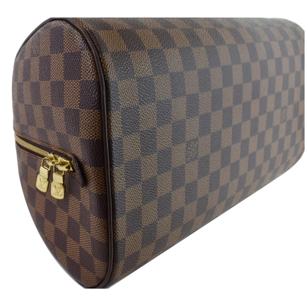 LOUIS VUITTON Ribera MM Damier Ebene Satchel Bag Brown