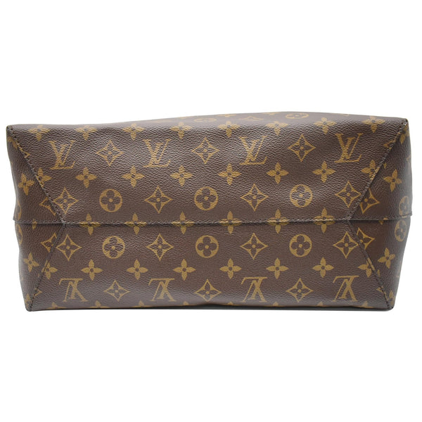 LOUIS VUITTON Flower Hobo Monogram Canvas Shoulder Hobo Bag Brown