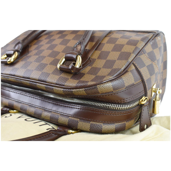 LOUIS VUITTON Duomo Damier Ebene Canvas Duomo Satchel Bag Brown