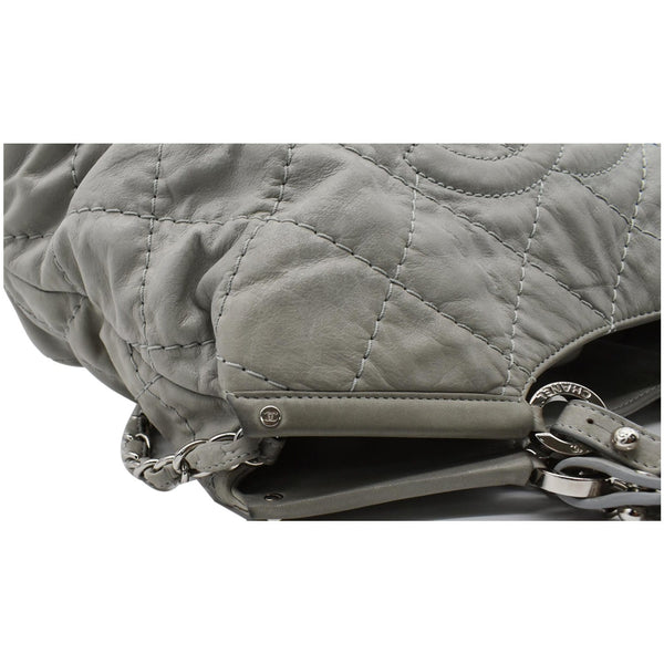 Gucci Wild Stitch CC Lambskin Leather Satchel Bag