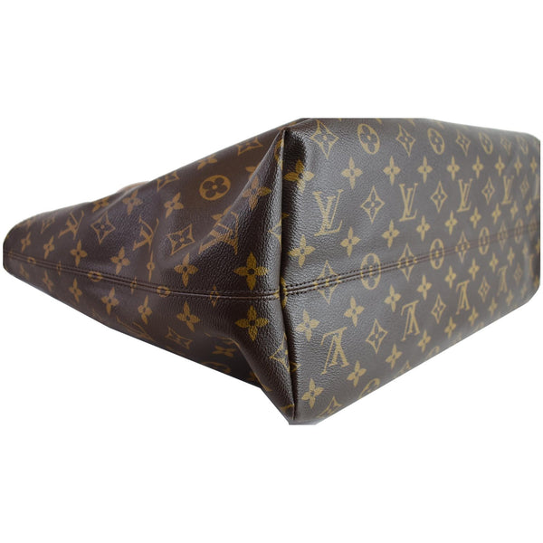 LOUIS VUITTON Monogram Canvas Raspail MM Shoulder Bag Brown