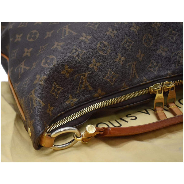 LOUIS VUITTON Sully MM Monogram Canvas Shoulder Bag Brown